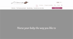 Desktop Screenshot of mammae.be